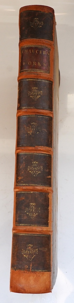 Chaucer, Geoffrey - The Works of Geoffrey Chaucer, compared with the former editions, and many valuable Mss. Out of which, Three Tales are added which were never before printed; by John Urry...together with a Glossary...